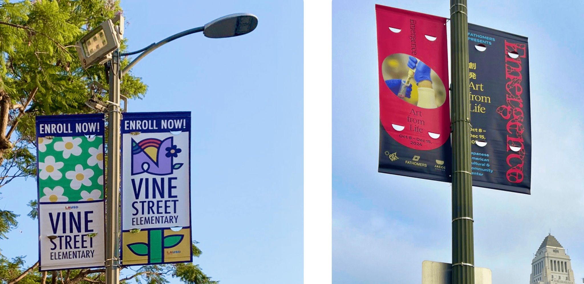 Who Can Advertise on Street Pole Banners in Los Angeles?